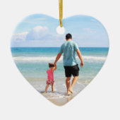 自分の写真や文字の追加 セラミックオーナメント (正面)