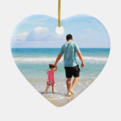 自分の写真や文字の追加 セラミックオーナメント (裏面)