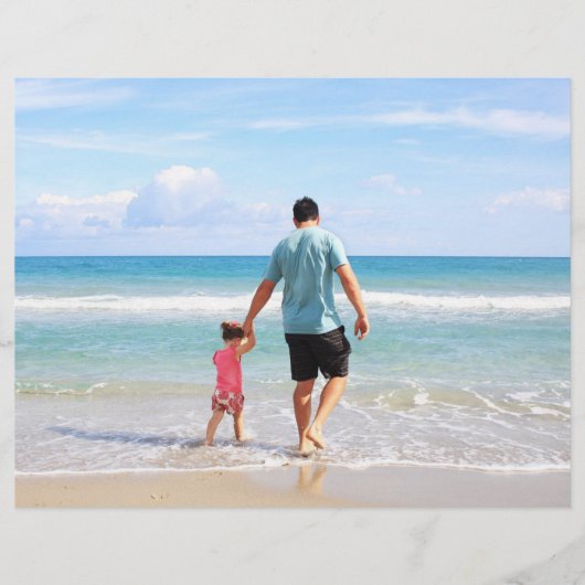 自分の写真や文字の追加 チラシ (正面)