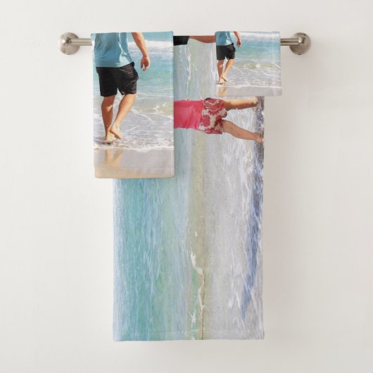 自分の写真や文字の追加 バスタオルセット (インサイチュ)