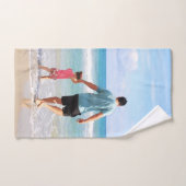 自分の写真や文字の追加 バスタオルセット (ハンドタオル)