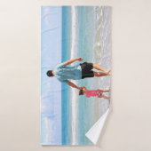 自分の写真や文字の追加 バスタオル (バスタオル)