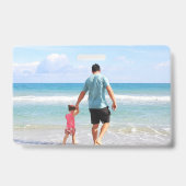 自分の写真や文字の追加 バッジ (裏面)