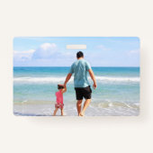 自分の写真や文字の追加 バッジ (裏面)