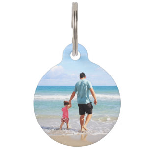 自分の写真や文字の追加 ペット ネームタグ