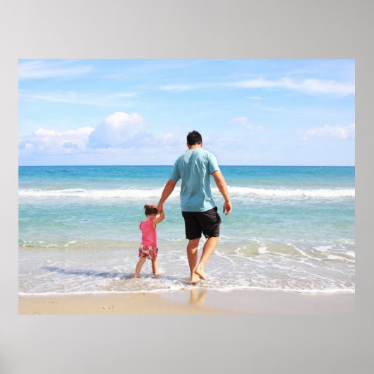 自分の写真や文字の追加 ポスター (正面)