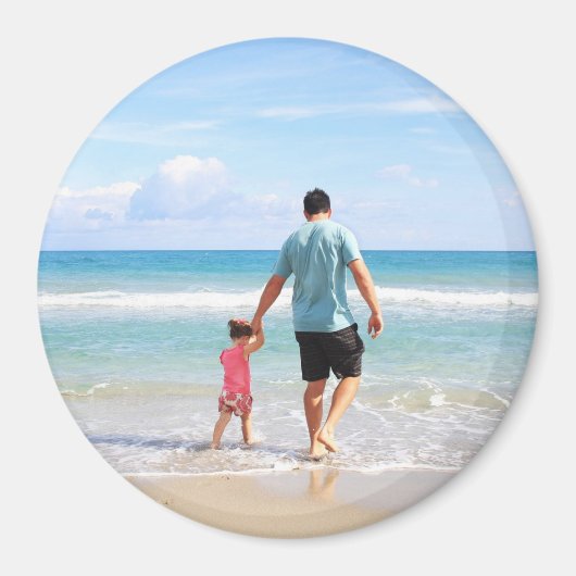 自分の写真や文字の追加 マグネット (正面)