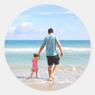 自分の写真や文字の追加 ラウンドシール