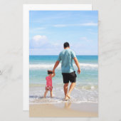 自分の写真や文字の追加 便箋 (正面/裏面)