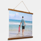 自分の写真や文字の追加 吊り下げ型タペストリー (傾斜あり)