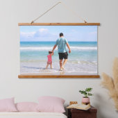 自分の写真や文字の追加 吊り下げ型タペストリー (寝室)