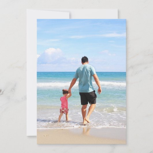 自分の写真や文字の追加 招待状 (正面)