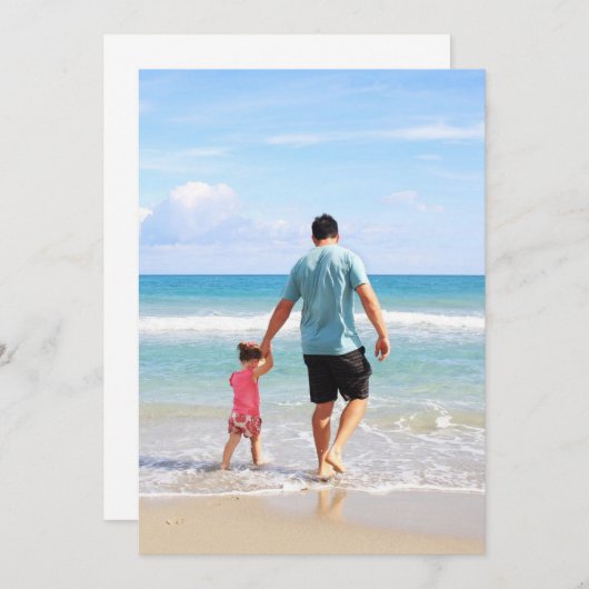 自分の写真や文字の追加 招待状 (正面/裏面)