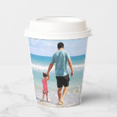 自分の写真や文字の追加 紙コップ (正面)