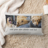 自分の写真や文字カスタムを追加する ランバークッション (ブランケット)