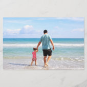 自分の写真や文字カードの追加/ 便箋 (正面)