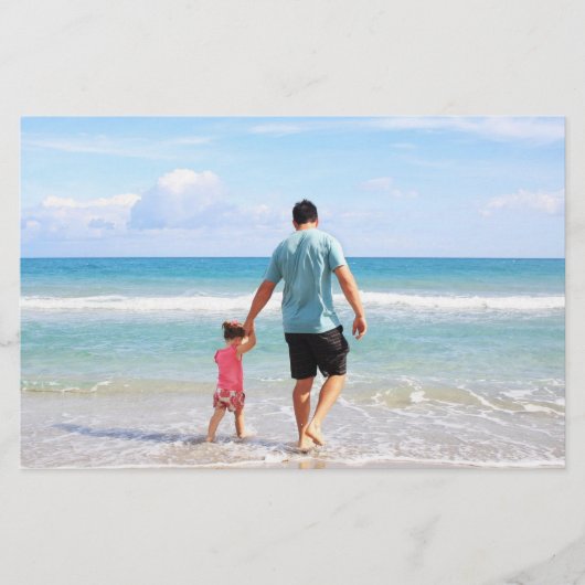 自分の写真や文字カードの追加/ 便箋 (正面)