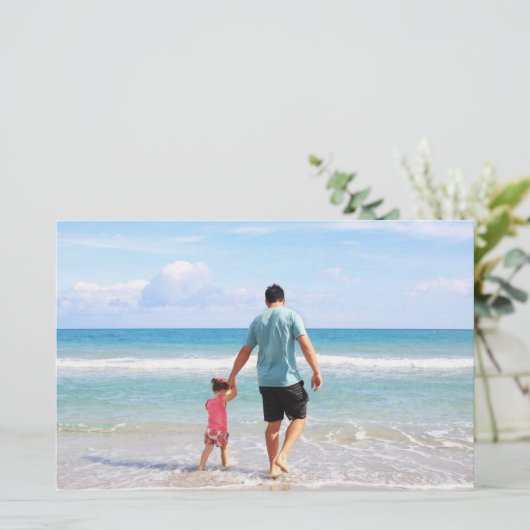 自分の写真や文字カードの追加/ 便箋 (スタンド正面)