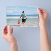 自分の写真や文字カードフライヤーの追加 チラシ (ハンドル)