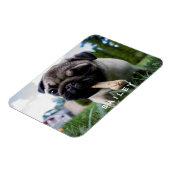 自分の写真をおもしろい作成カスタムする マグネット (左側)