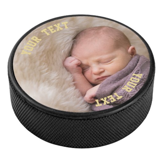 自分の写真をアップロードしてカスタム写真をパーソナライズされた作成 アイスホッケーパック (3/4)