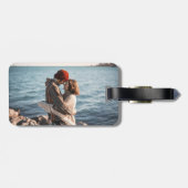 自分の写真をカスタム両面に作成 ラゲッジタグ (裏面横)