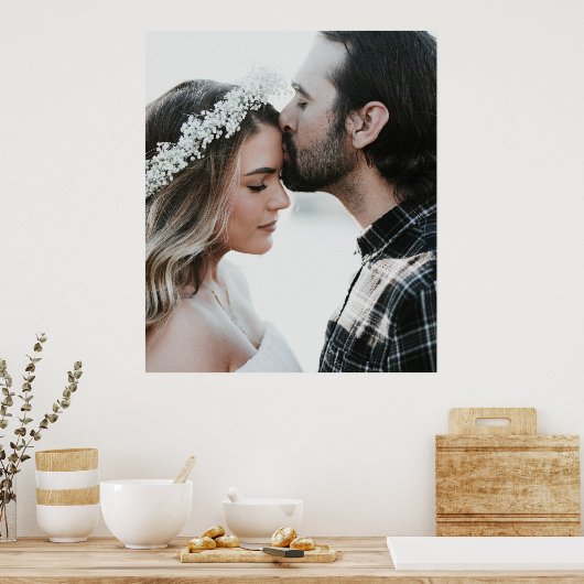 自分の写真をカスタム両面に追加 ポスター (キッチン)