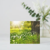 自分の写真をカスタム作成パーソナライズされたする ポストカード (スタンド正面)