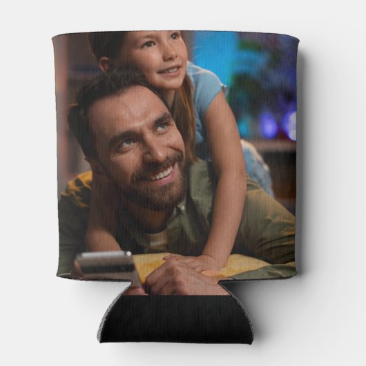 自分の写真をカスタム作成パーソナライズされたする 缶クーラー (裏面)