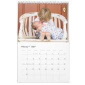 自分の写真をカスタム作成2025中カレンダー カレンダー (2月 2027)