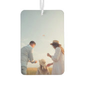 自分の写真をカスタム作成 カーエアーフレッシュナー (裏面)