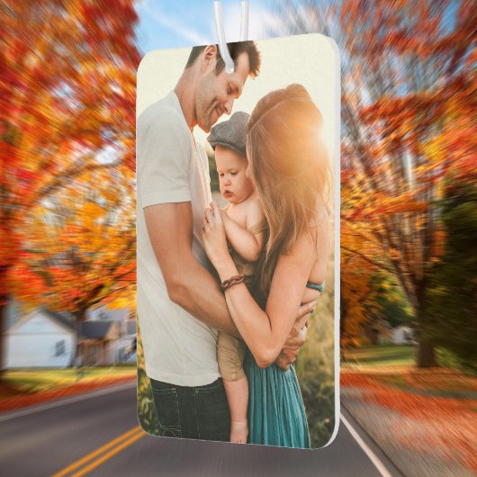 自分の写真をカスタム作成 カーエアーフレッシュナー