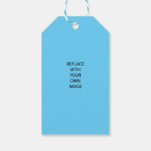 自分の写真をカスタム作成 ギフトタグ (裏面)