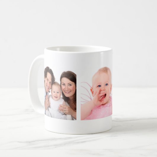 自分の写真をカスタム作成 コーヒーマグカップ (正面左)