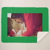 自分の写真をカスタム作成 シェルパブランケット (正面(横))