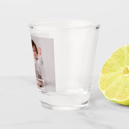 自分の写真をカスタム作成 ショットグラス (右)