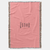 自分の写真をカスタム作成 スローブランケット (正面縦)