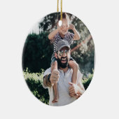 自分の写真をカスタム作成 セラミックオーナメント (右)