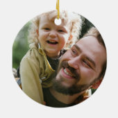 自分の写真をカスタム作成 セラミックオーナメント (裏面)