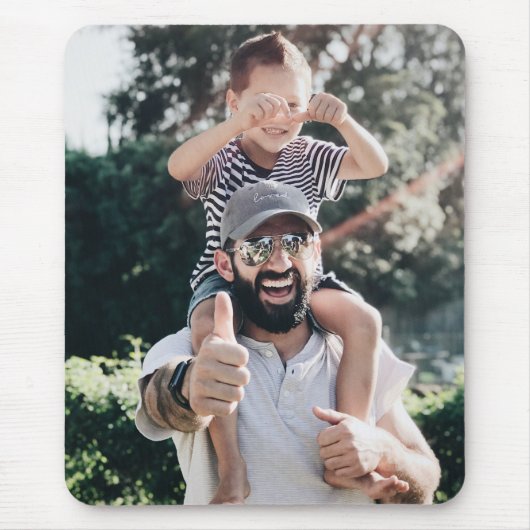 自分の写真をカスタム作成 マウスパッド (正面)