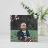 自分の写真をカスタム作成 招待状 (スタンド正面)