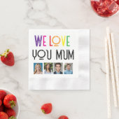 自分の写真をカスタム作成 縁ありカクテルナプキン (インサイチュ)