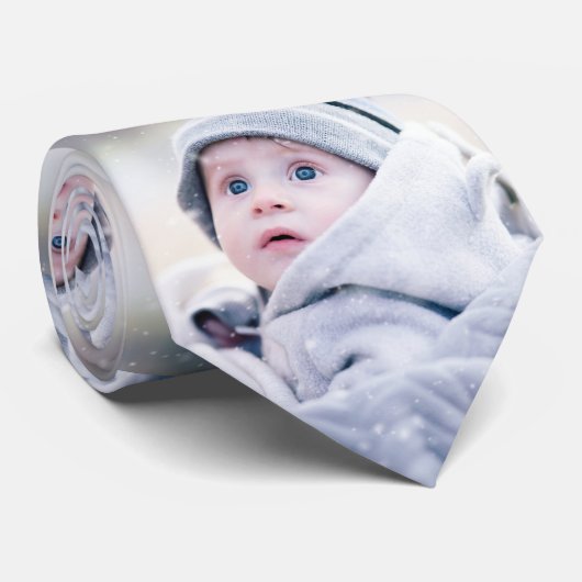 自分の写真をカスタム追加 ネクタイ (ロール)