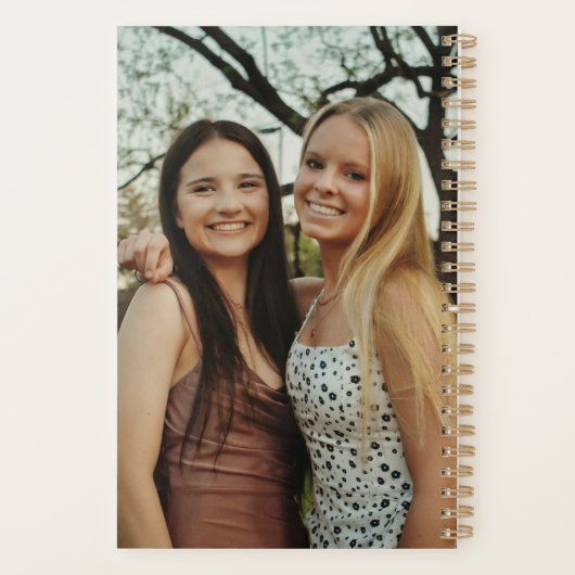 自分の写真をカスタム追加 プランナー手帳 (裏面)