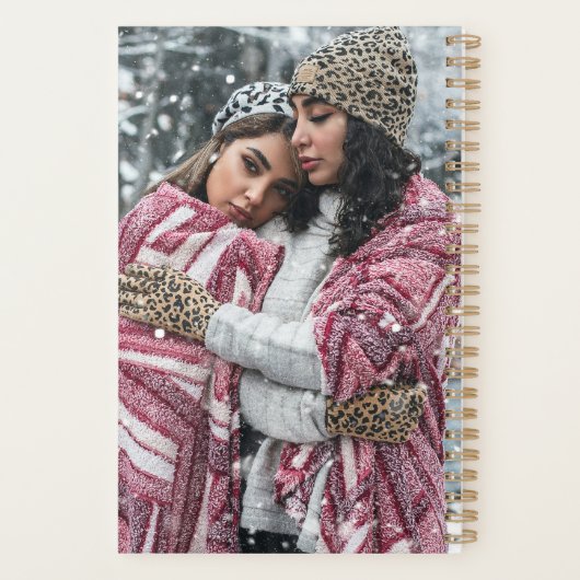 自分の写真をカスタム追加 プランナー手帳 (裏面)