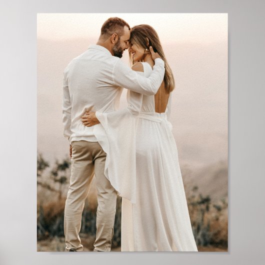 自分の写真をカスタム追加 ポスター (正面)