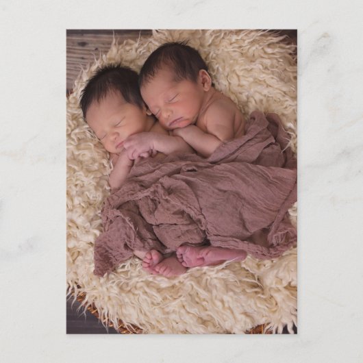 自分の写真をカスタム追加  ポストカード (正面)