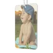 自分の写真をカスタム2枚にする カーエアーフレッシュナー (左)