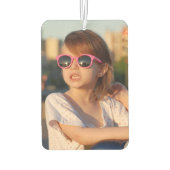 自分の写真をカスタム2枚にする カーエアーフレッシュナー (裏面)