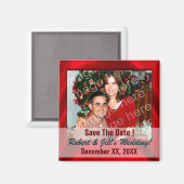 自分の写真をセーブザデートマグネットに追加 マグネット (正面/裏面)